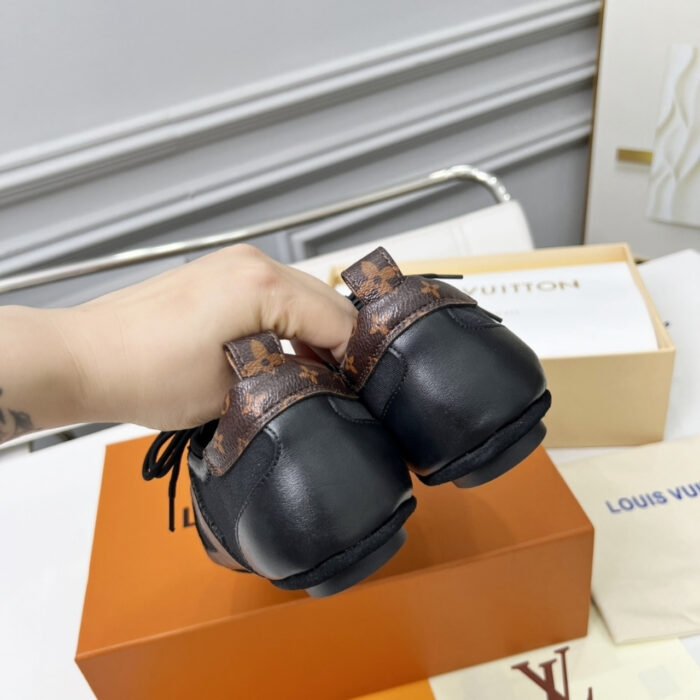 Louis Vuitton LV Sneakerina Monogram Black 1AHNDO - Image 4