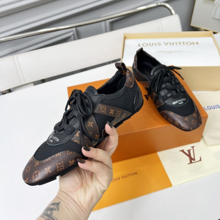 Louis Vuitton LV Sneakerina Monogram Black 1AHNDO - Image 5