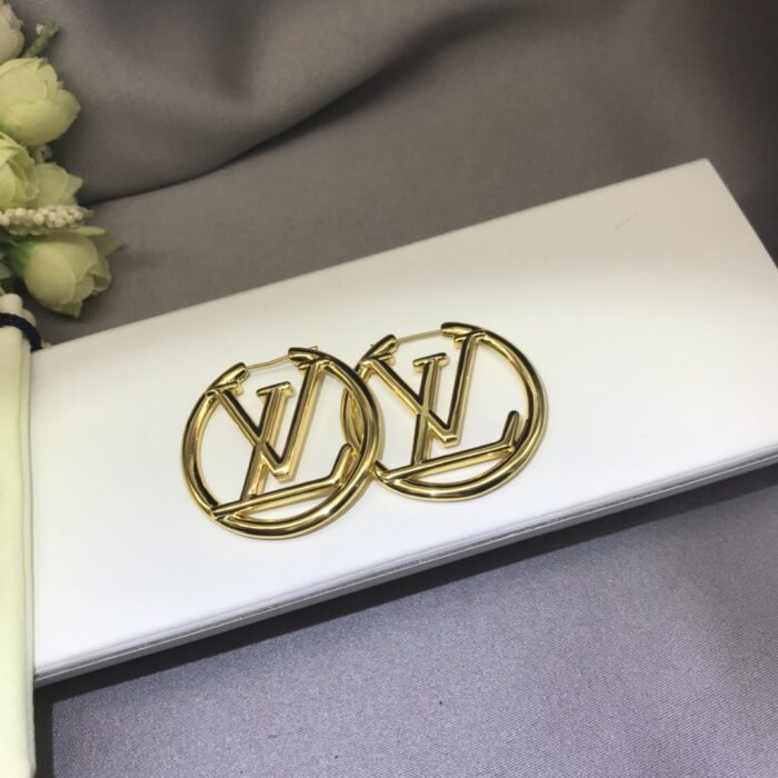 Louis Vuitton Louise Hoop Earrings M64288 - Image 2