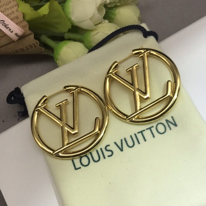 Louis Vuitton Louise Hoop Earrings M64288 - Image 4