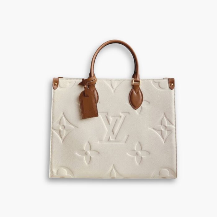 Louis Vuitton Onthego GM White Bag 41 cm