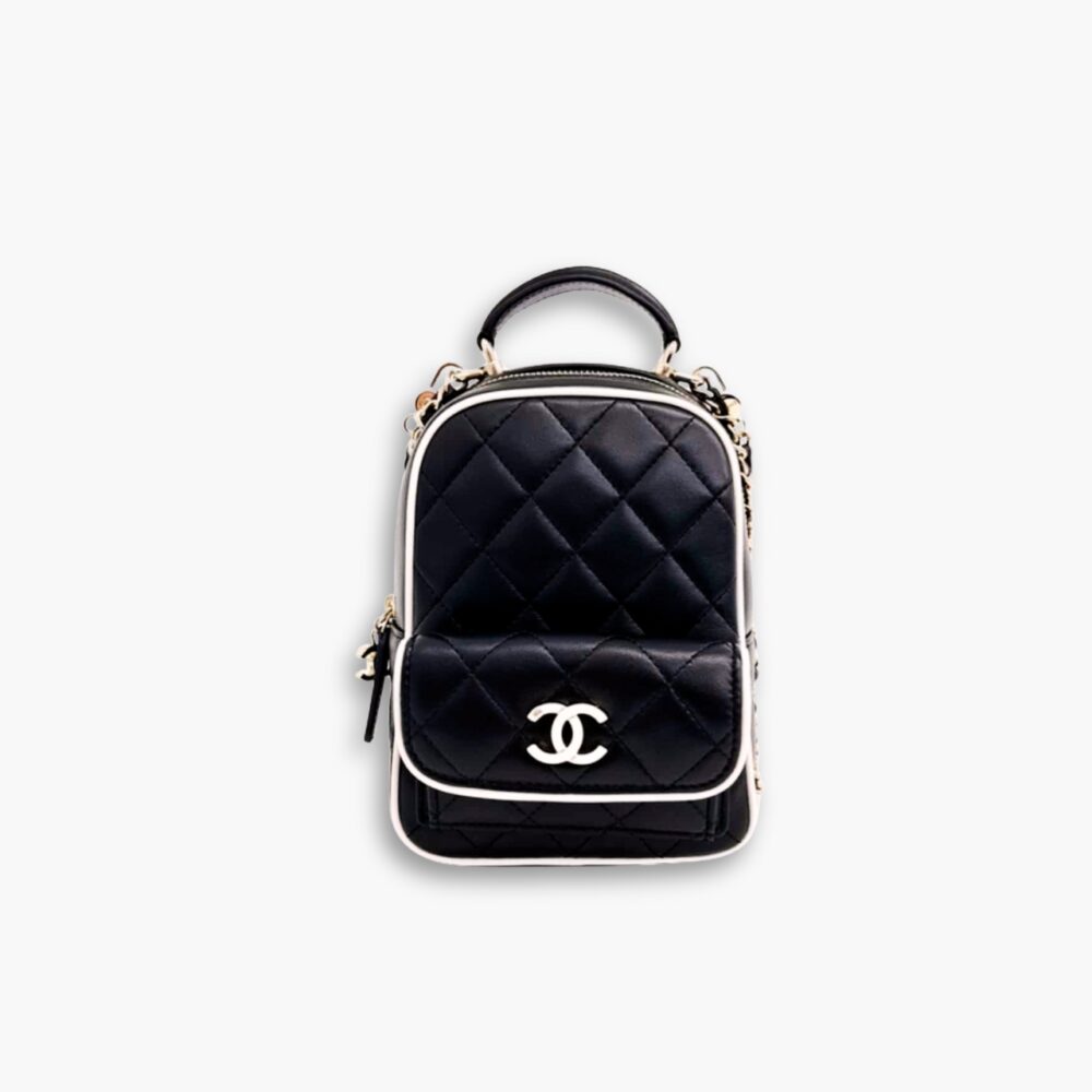 Chanel Mini Backpack Black 13Cm