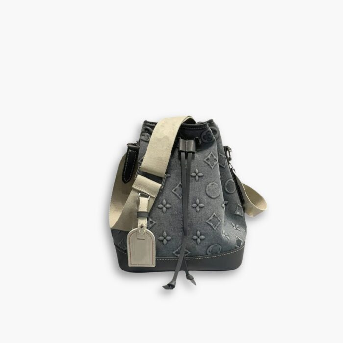 Louis Vuitton Noe Bag Monogram Denim Blue 25Cm