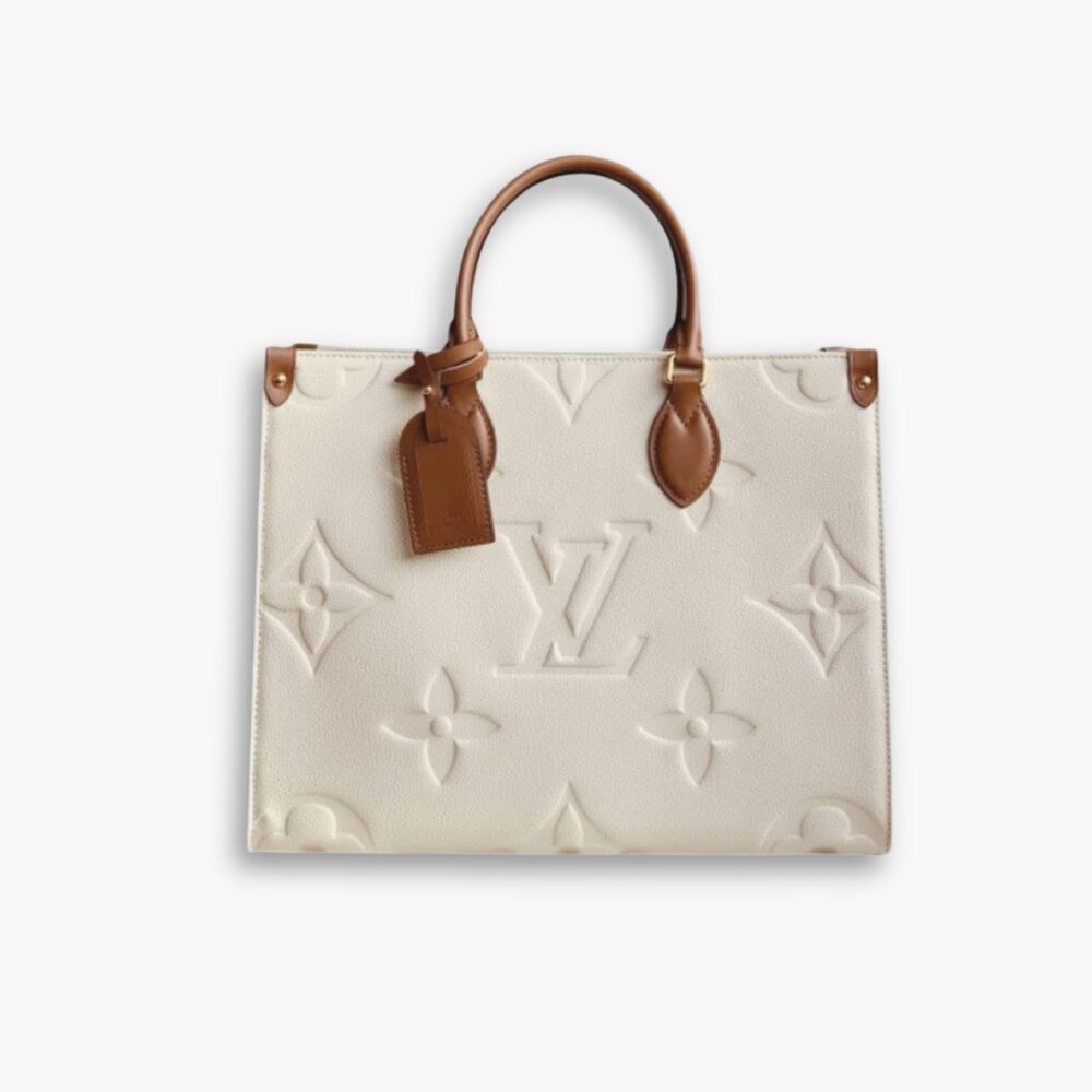 Louis Vuitton Onthego GM White Bag 41 cm