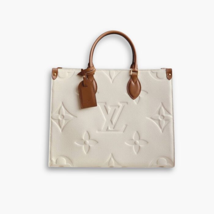 Louis Vuitton Onthego GM White Bag 41 cm