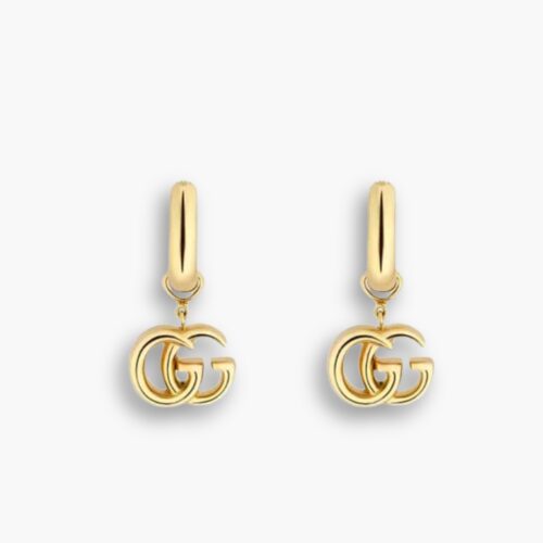 Gucci GG Running Drop Earrings Gold YBD582017001