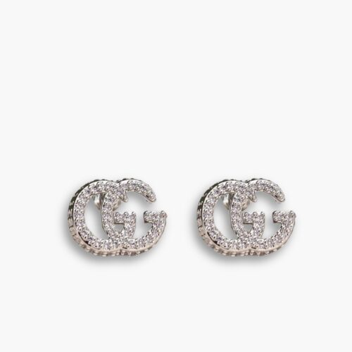 Gucci GG Marmont Crystal Stud Earrings 814432 J3F42 8162