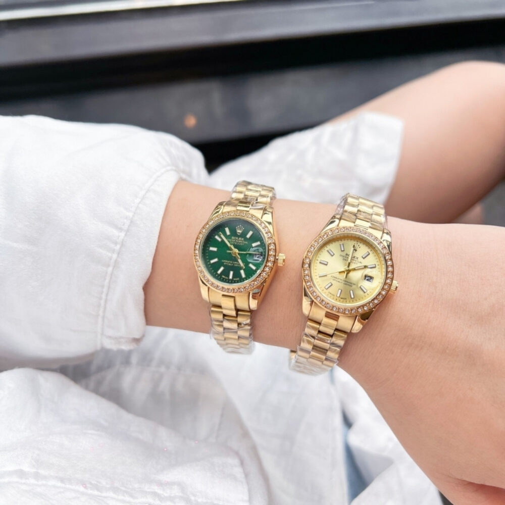 Rolex Lady Datejust Yellow Dial Gold 28mm - Image 3