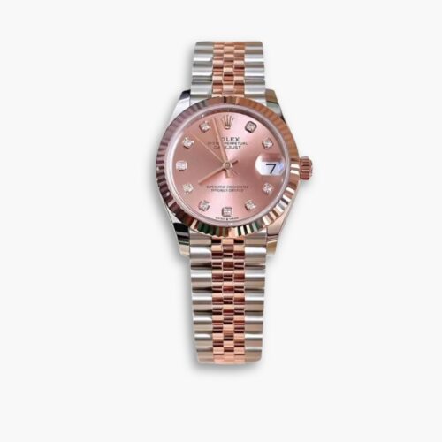 Rolex Datejust Stainless Steel And Everose Gold 36mm