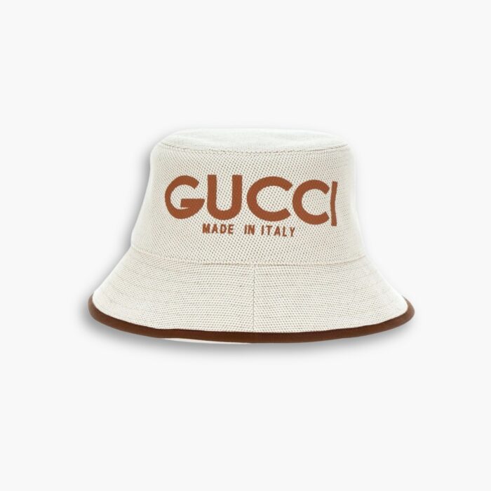 Gucci Arnaud Bob Reversible Bucket Hat Beige 7773724HA7Y9464