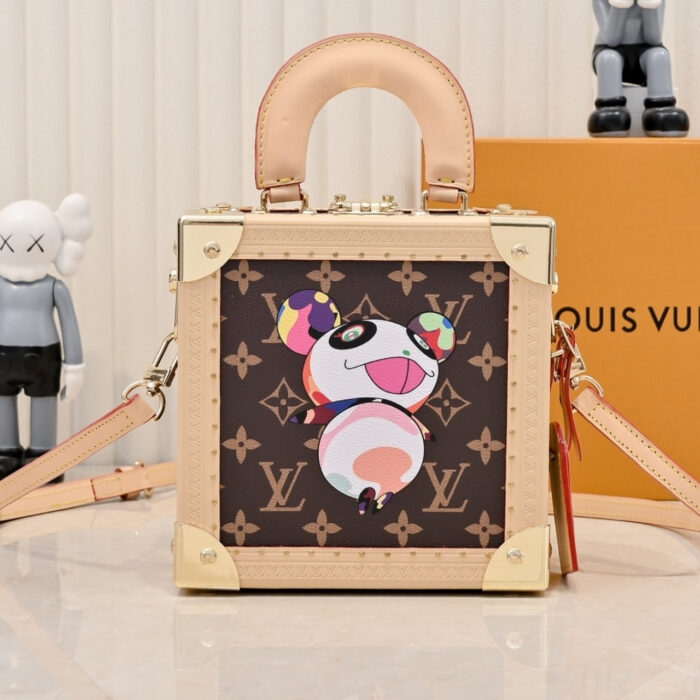 Louis Vuitton x Takashi Murakami Mini Square Trunk Brown 17Cm M13127 - Image 2