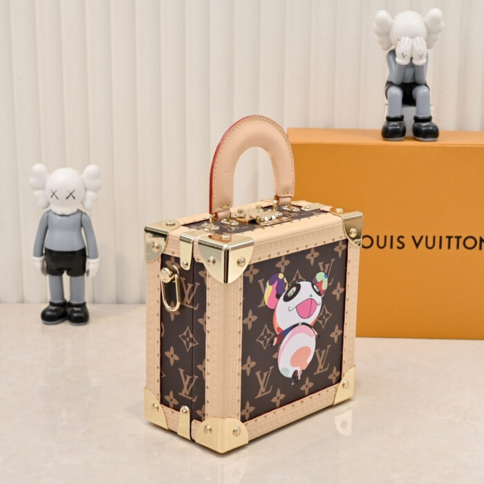 Louis Vuitton x Takashi Murakami Mini Square Trunk Brown 17Cm M13127 - Image 3