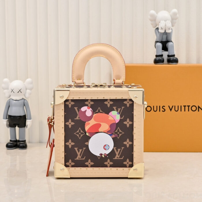 Louis Vuitton x Takashi Murakami Mini Square Trunk Brown 17Cm M13127 - Image 4