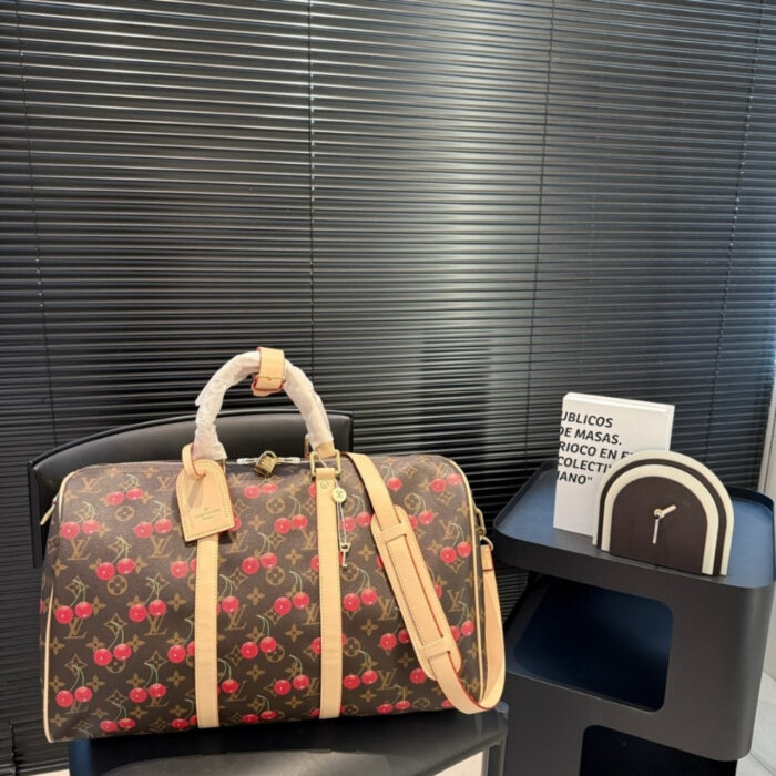 Louis Vuitton x Takashi Murakami Keepall Bandoulière 45 Monogram Brown 45Cm M13764 - Image 4