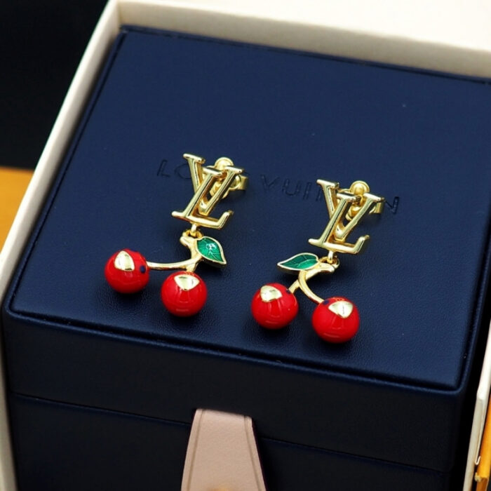 Louis Vuitton x Murakami Cerise Earrings M02808 - Image 5