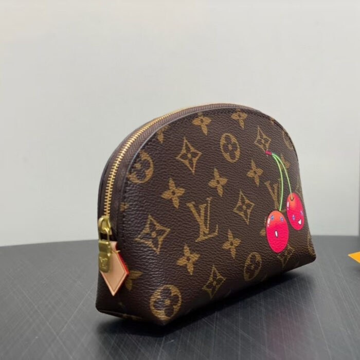Louis Vuitton x Takashi Murakami Cosmetic Pouch PM Monogram Brown 17Cm M13766 - Image 3