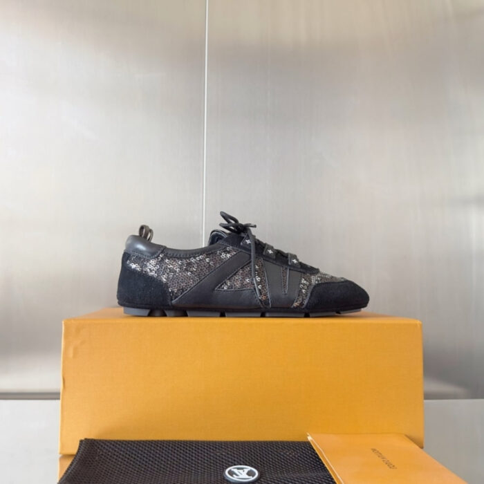 Louis Vuitton LV Sneakerina Black 1AHND2 - Image 2