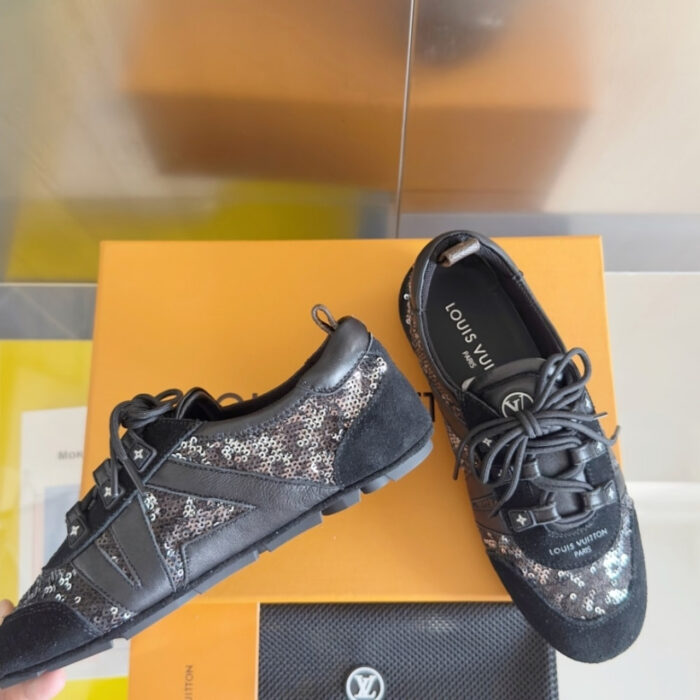 Louis Vuitton LV Sneakerina Black 1AHND2 - Image 3