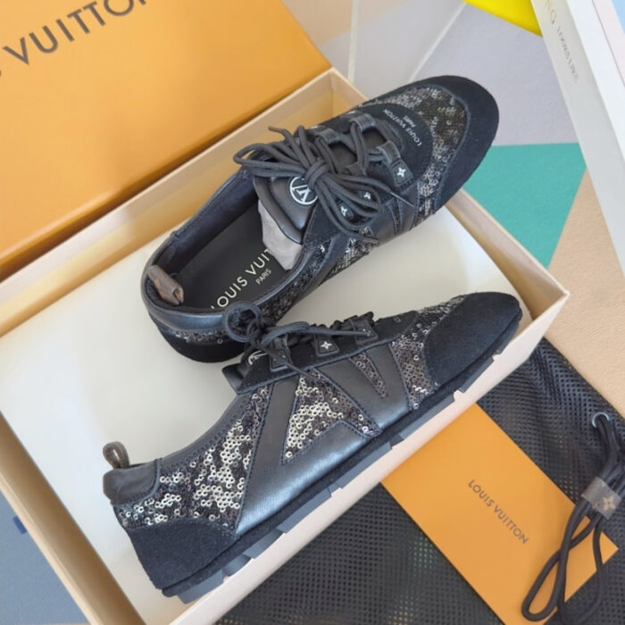 Louis Vuitton LV Sneakerina Black 1AHND2 - Image 4