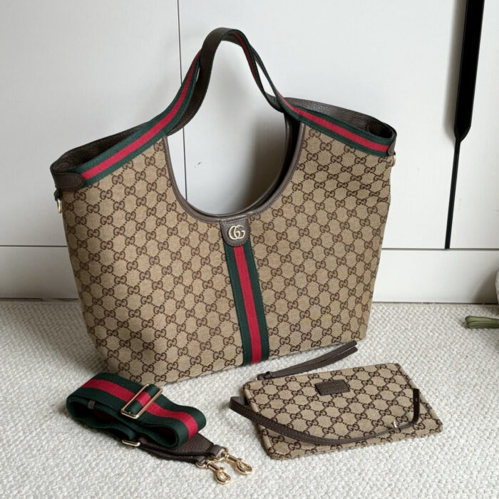 Gucci Giglio Large Tote Bag Brown 60Cm 853971 FAFFP 2547 - Image 3