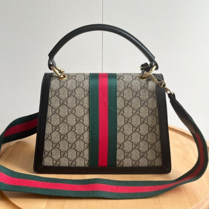 Gucci Queen Margaret GG Small Top Handle Bag Black 25Cm - Image 4