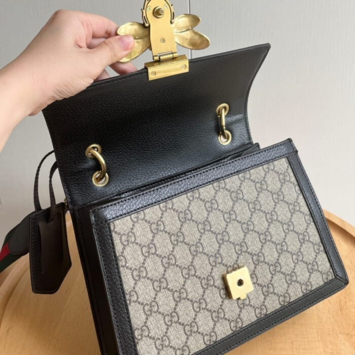 Gucci Queen Margaret GG Small Top Handle Bag Black 25Cm - Image 7