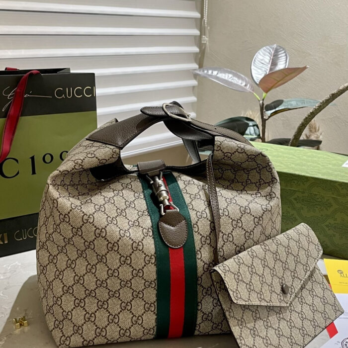 Gucci Jackie 1961 Medium Shoulder Bag Beige 35Cm 758684 FACIP 8747 - Image 2