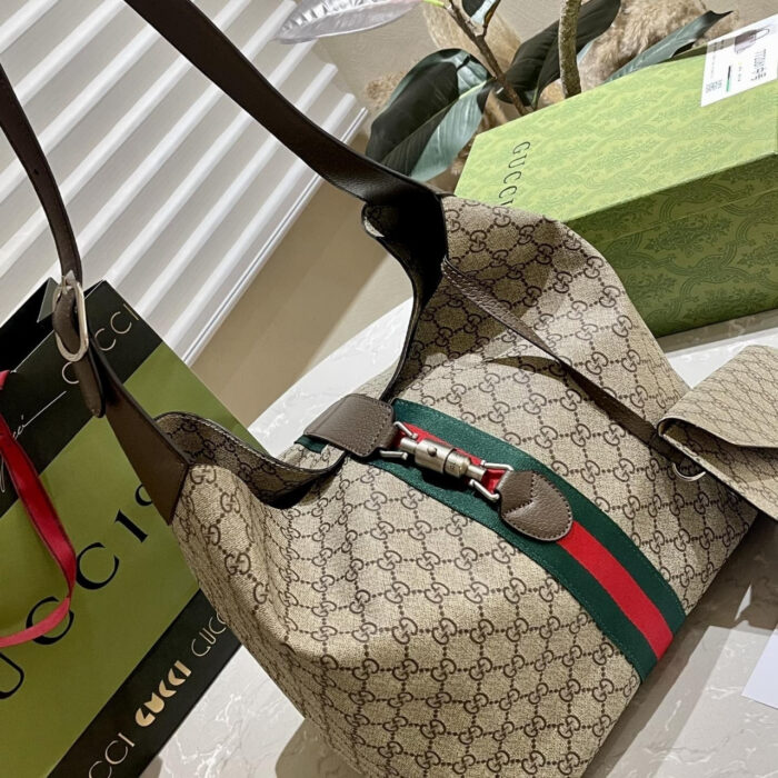 Gucci Jackie 1961 Medium Shoulder Bag Beige 35Cm 758684 FACIP 8747 - Image 3