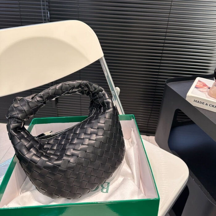Bottega Veneta Mini Jodie Bag In Black 27Cm 651876VCPP58803 - Image 2