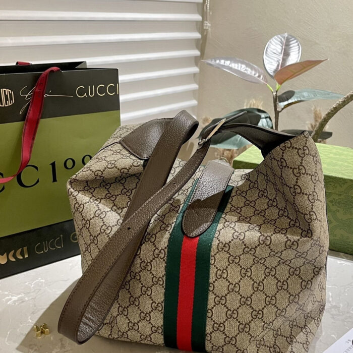Gucci Jackie 1961 Medium Shoulder Bag Beige 35Cm 758684 FACIP 8747 - Image 5