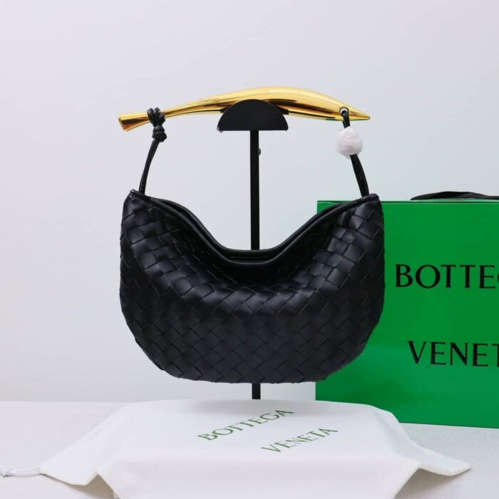 Bottega Veneta Classic Sardine Handle Bag Black 33Cm 716082VCPP11019 - Image 2