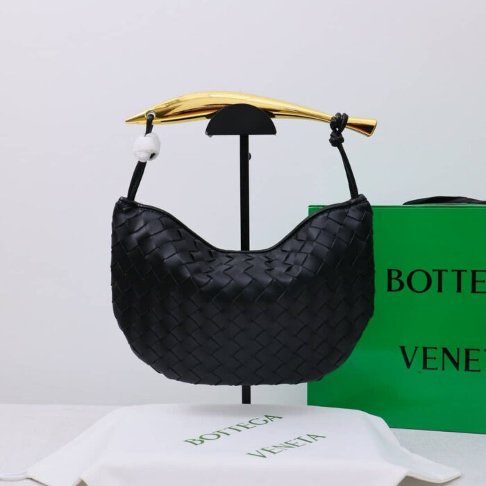 Bottega Veneta Classic Sardine Handle Bag Black 33Cm 716082VCPP11019 - Image 4