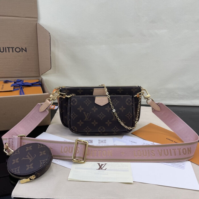 Super Vip 1:1 – Louis Vuitton Multi Pochette Accessoires Brown 24Cm M44840 - Image 2