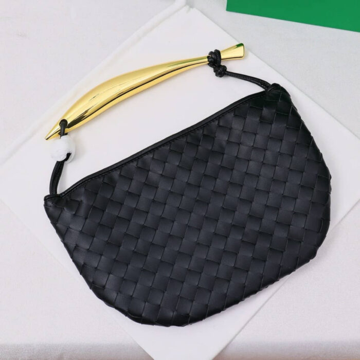Bottega Veneta Classic Sardine Handle Bag Black 33Cm 716082VCPP11019 - Image 5