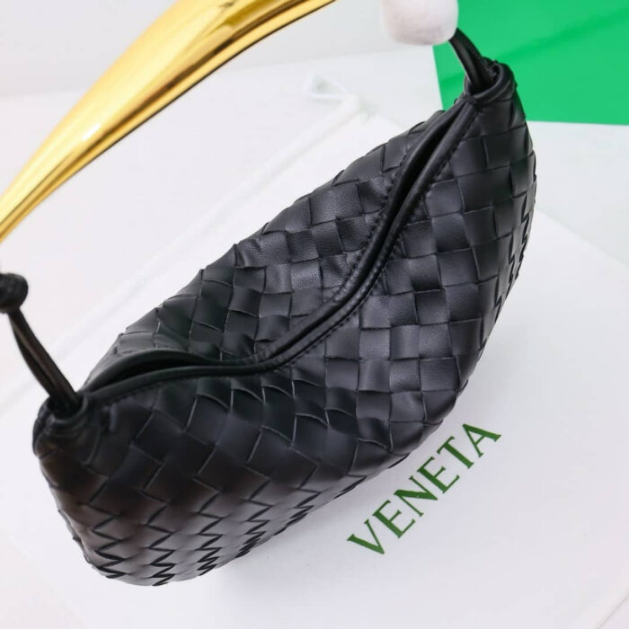 Bottega Veneta Classic Sardine Handle Bag Black 33Cm 716082VCPP11019 - Image 7
