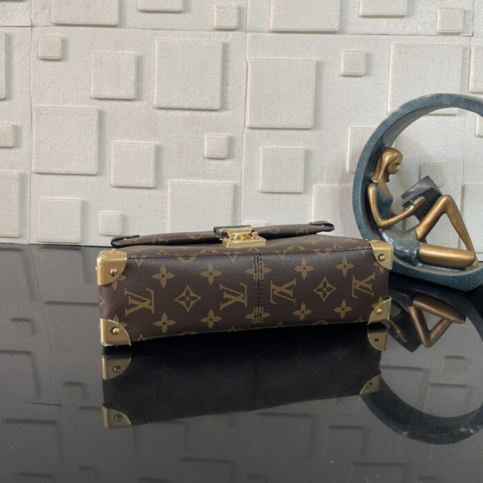 Super Vip 1:1 – Louis Vuitton Trunkie Bag Coated Canvas Brown 27Cm M14526 - Image 5
