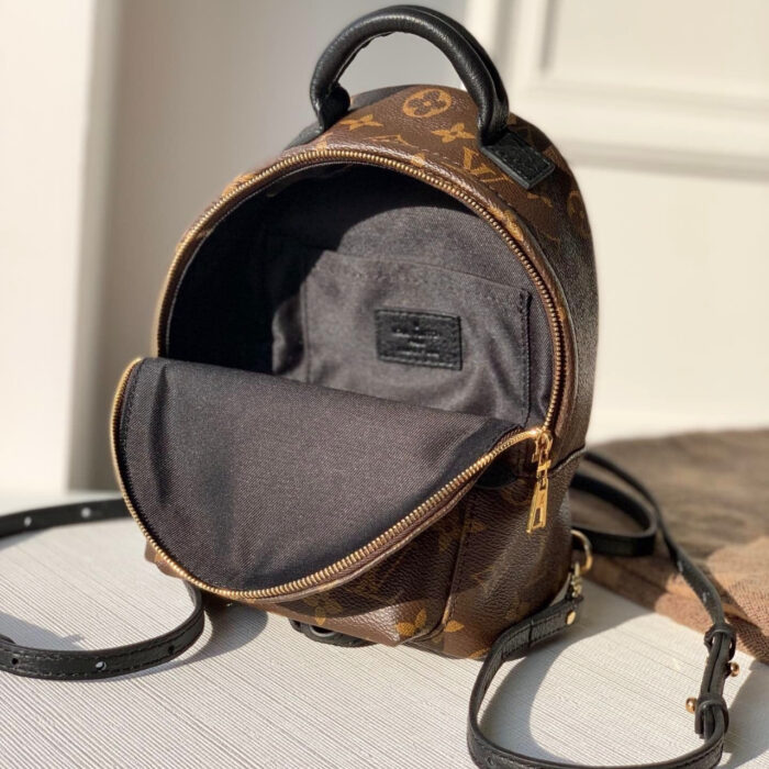 Louis Vuitton Monogram Palm Springs Mini Backpack Brown 22cm M44873 - Image 4