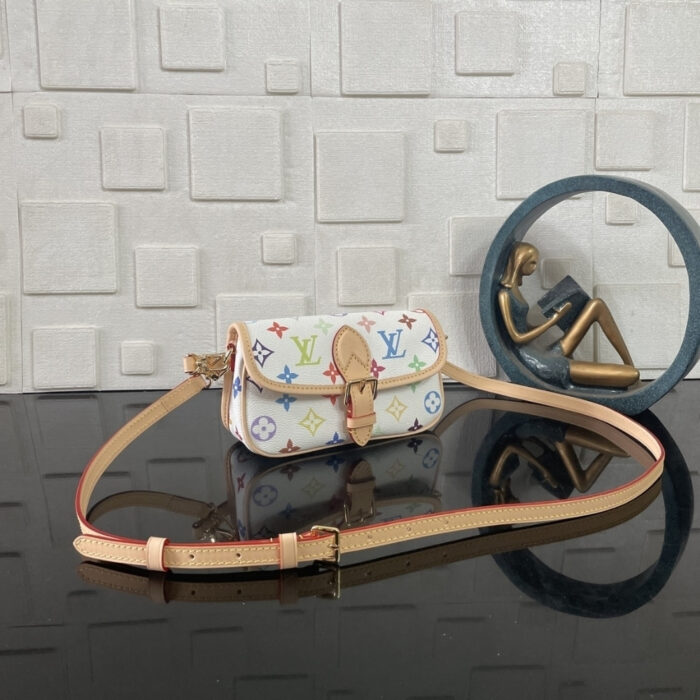 Super Vip 1:1 – Louis Vuitton x Takashi Murakami Nano Diane Bag Multicolored Blanc 19Cm M14194 - Image 3