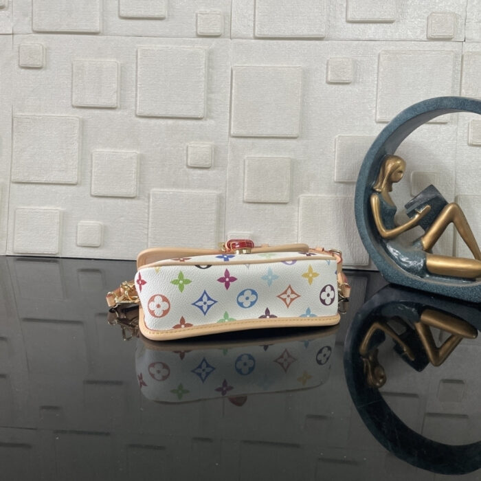 Super Vip 1:1 – Louis Vuitton x Takashi Murakami Nano Diane Bag Multicolored Blanc 19Cm M14194 - Image 5