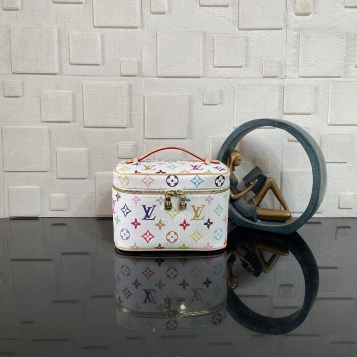 Super Vip 1:1 – Louis Vuitton x Takashi Murakami Nice Mini White 20Cm - Image 2