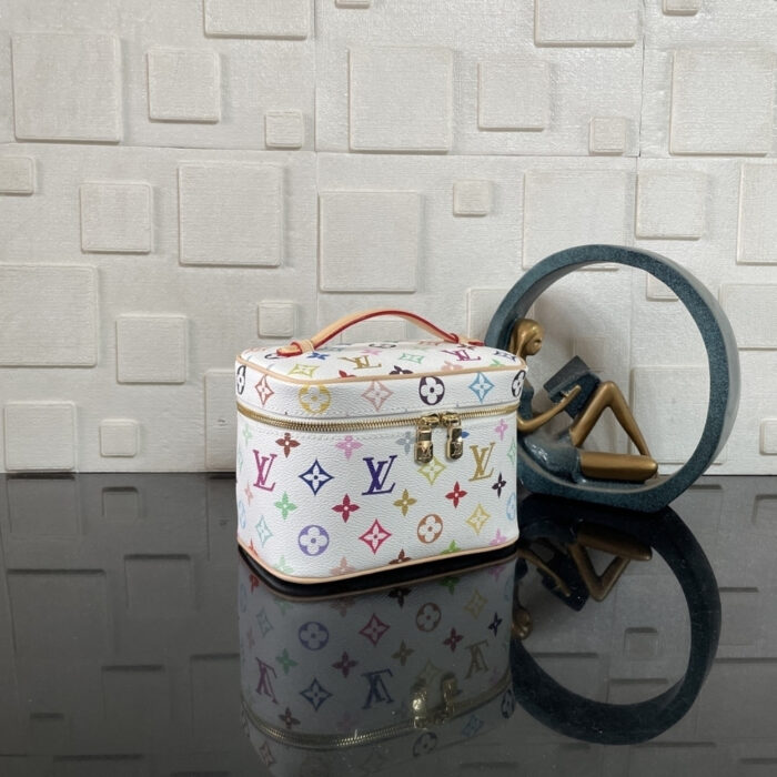 Super Vip 1:1 – Louis Vuitton x Takashi Murakami Nice Mini White 20Cm - Image 3