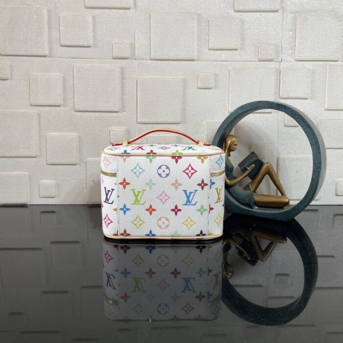 Super Vip 1:1 – Louis Vuitton x Takashi Murakami Nice Mini White 20Cm - Image 4