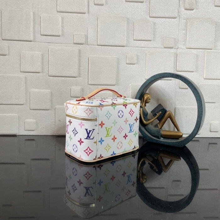 Super Vip 1:1 – Louis Vuitton x Takashi Murakami Nice Mini White 20Cm - Image 5