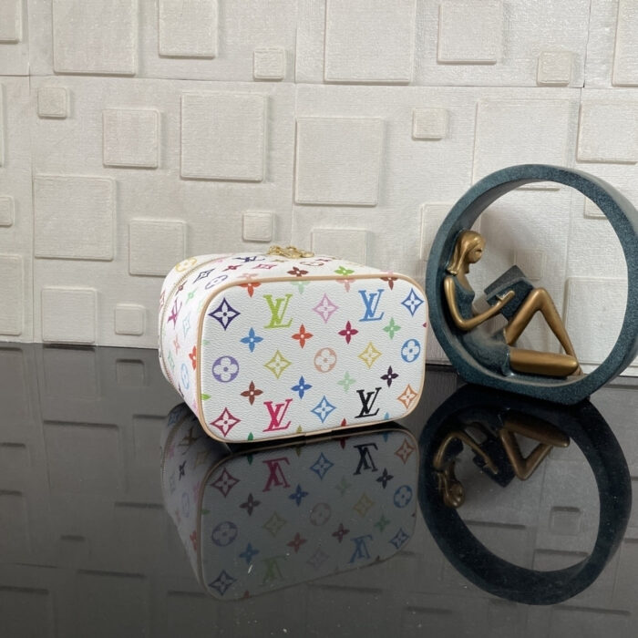 Super Vip 1:1 – Louis Vuitton x Takashi Murakami Nice Mini White 20Cm - Image 6