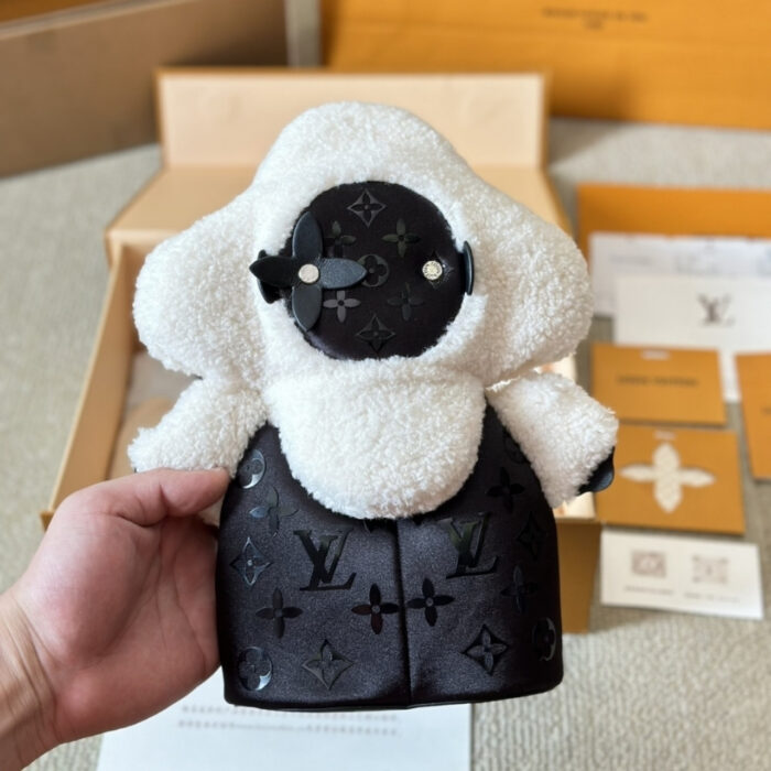 Louis Vuitton Vivienne Backpack Black And White 28Cm M11794 - Image 4