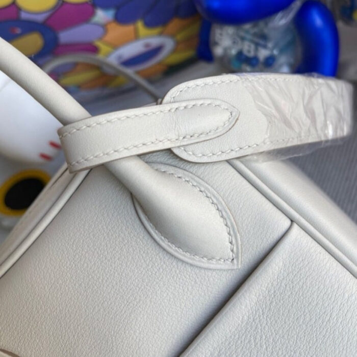 Hermes Lindy Swift Nata Craie Silver Hardware 26Cm - Image 6