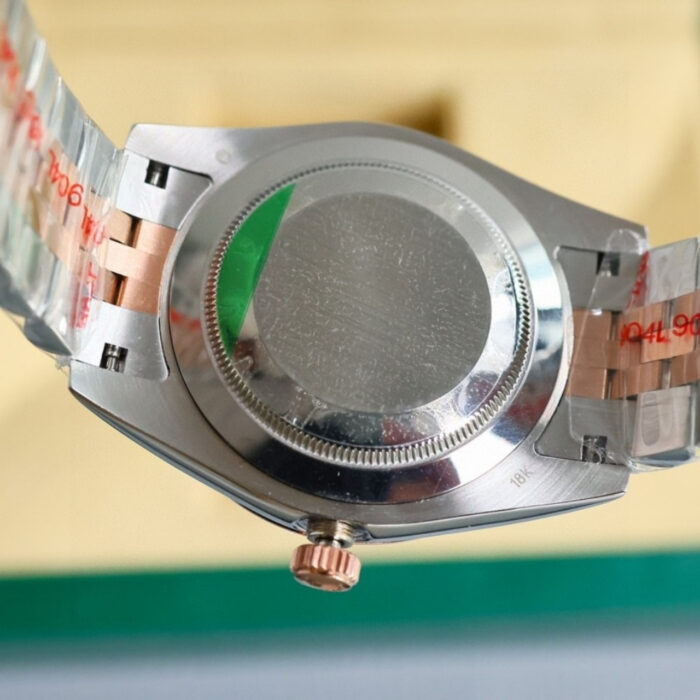 Rolex Oyster Perpetual Datejust White Dial With Silver And Everose Gold Strap 126231 0017 36mm - Image 4