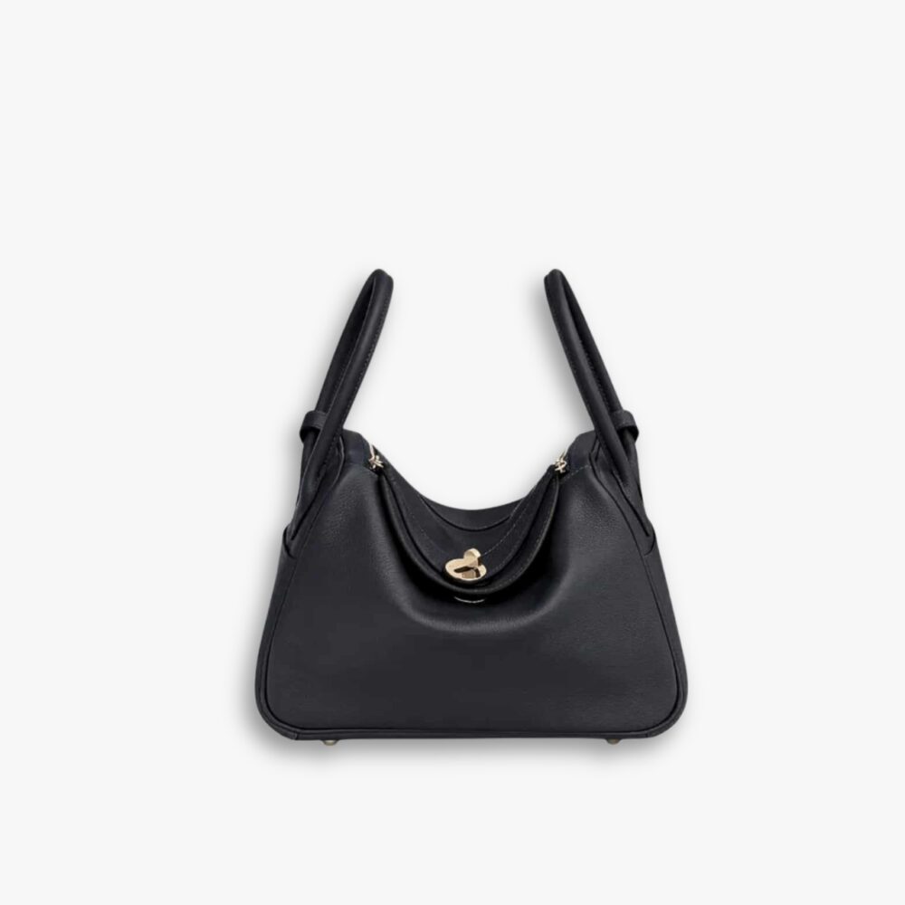 Hermes Lindy 26 Bag Gold Hardware Black 26cm