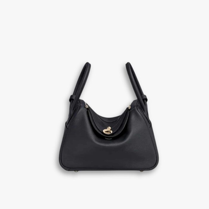Hermes Lindy 26 Bag Gold Hardware Black 26cm