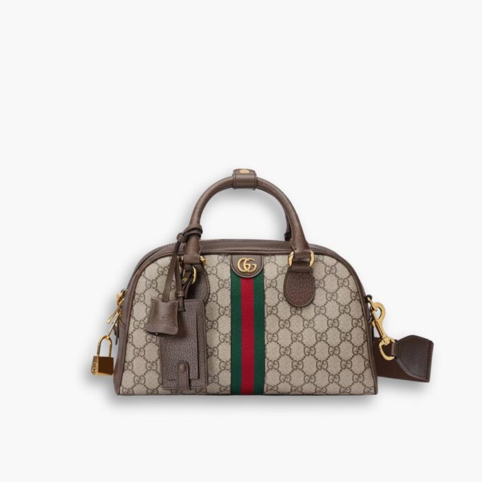 Gucci Ophidia Medium GG Top Handle Bag Brown 32Cm 724575 9C2SG 8746